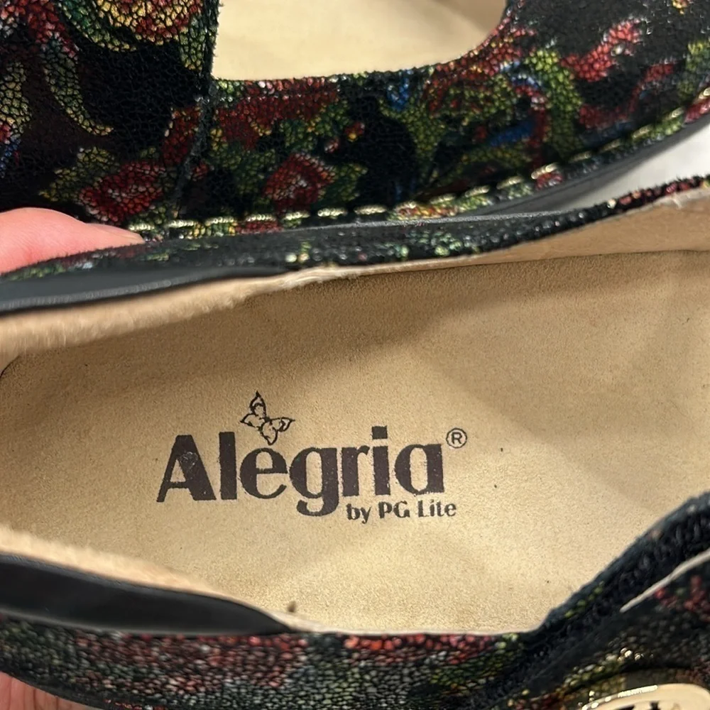 Alegria by PG Lite Paloma Flora Nova Leather Mary Jane Shoes EU‎ 41 / US 11-11.5